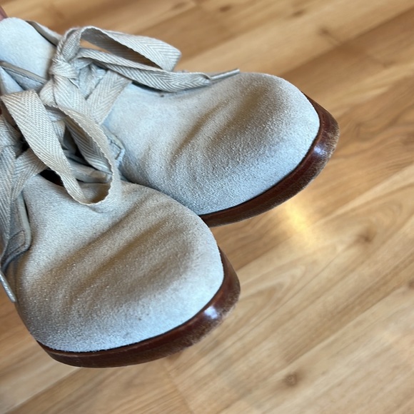 Alexander Wang Light Tan Lace Up Booties Size 8 / 38 - Picture 7 of 9